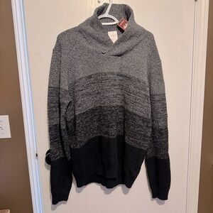 NWT True North denim knit sweater size XL